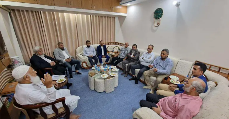 জামায়াত আমিরের সঙ্গে শিল্প মালিক প্রতিনিধিদের সাক্ষাৎ